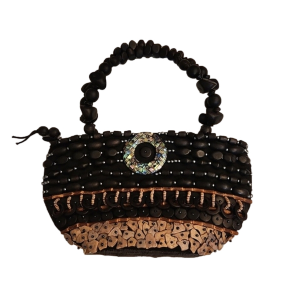 Womens Pele beaded boho shoulder bag.